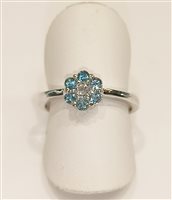 Anello Vidali Gioielli Donna in Oro bianco Zircone ANOR-53-34 - ANOR-53-34